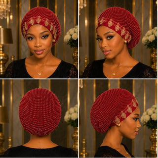 Bonnet Turban Strass Prestige ✨