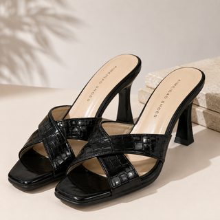 Mules Noires Élégance