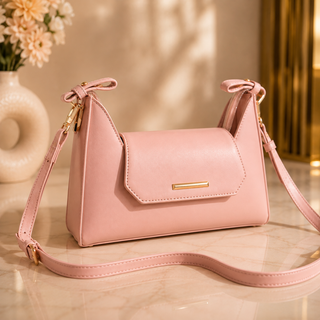Sac à main Élégance Rose Poudré