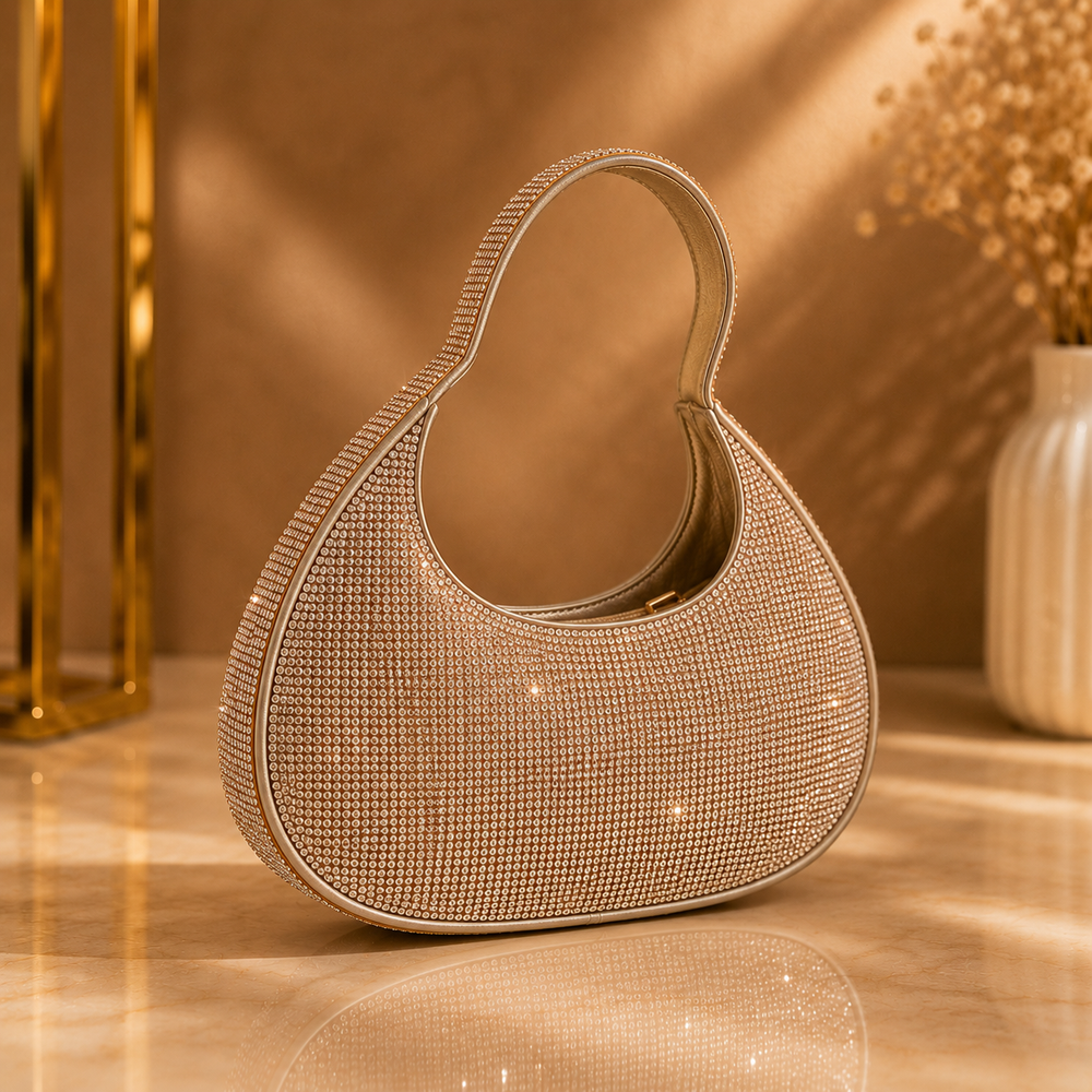 Sac Luna Strass Champagne ✨