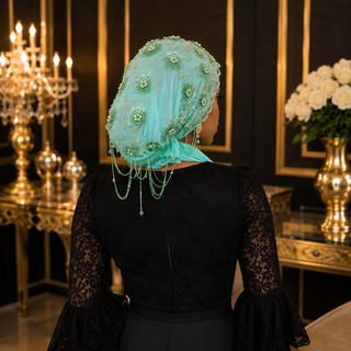 Bonnet Voile Couture 3D – Vert Menthe