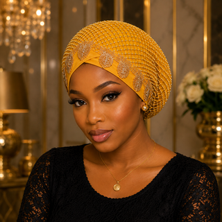 Bonnet Turban Strass Prestige ✨