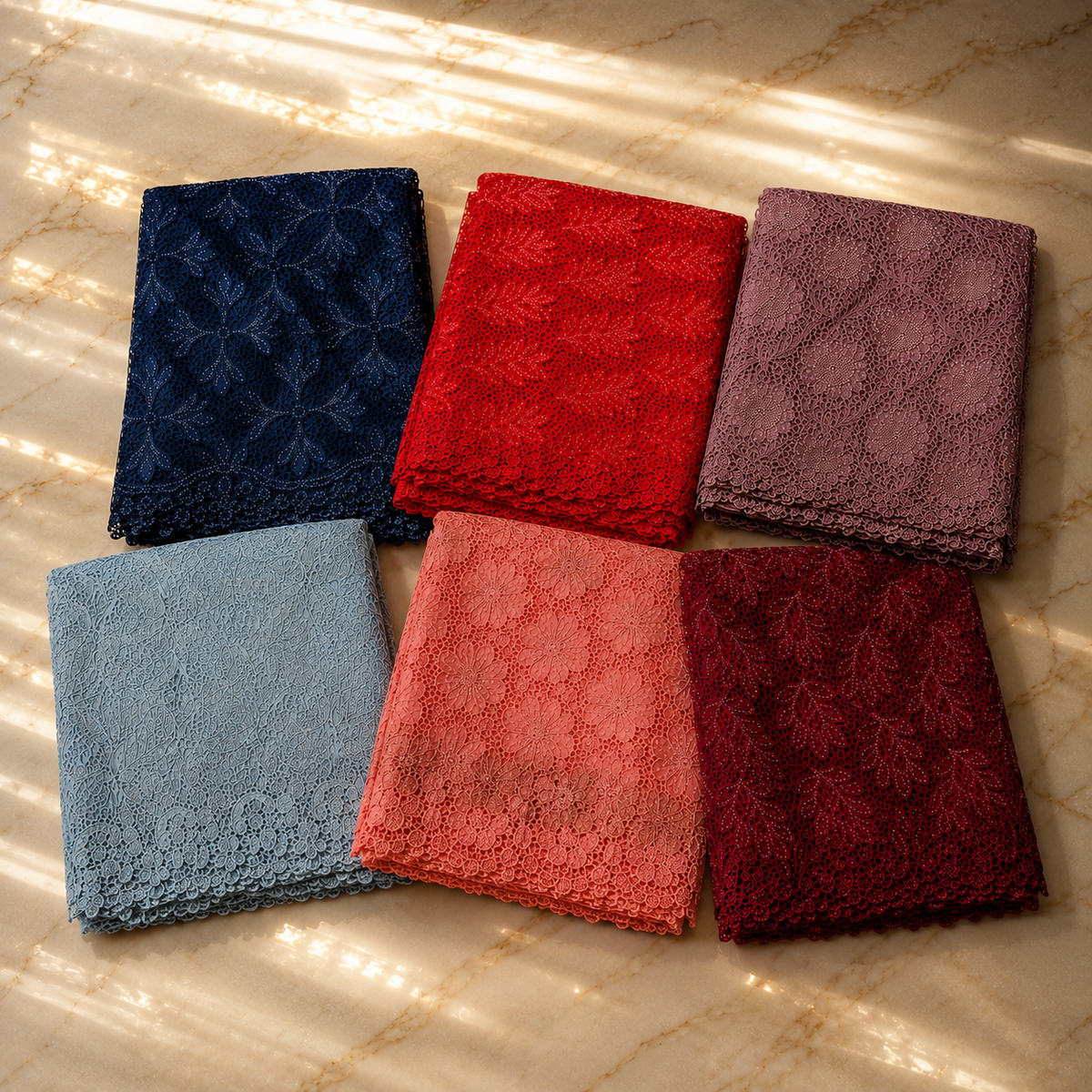 Voile Autriche Brodé Premium Brillants