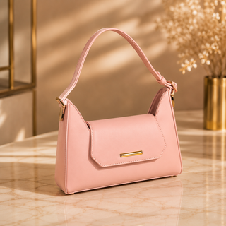 Sac à main Élégance Rose Poudré