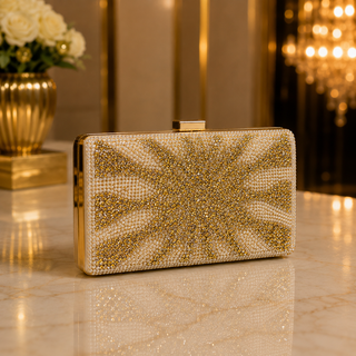 Pochette Éclat Prestige – Cristaux & Perles