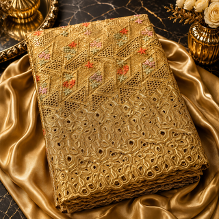 Voile Suisse Brodé Prestige – Collection Élégance ✨