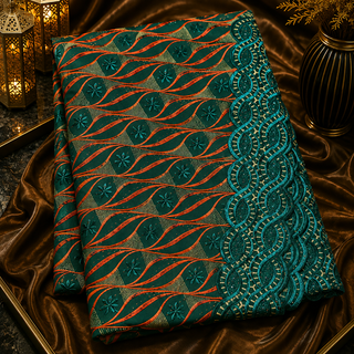 Voile Suisse Brodé Prestige – Collection Élégance ✨