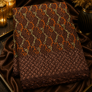 Voile Suisse Brodé Prestige – Collection Élégance ✨