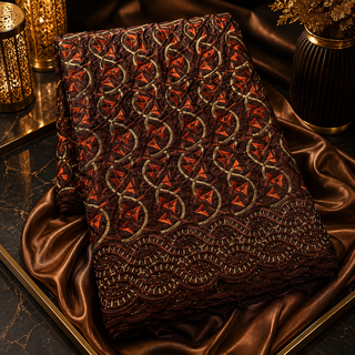 Voile Suisse Brodé Prestige – Collection Élégance ✨