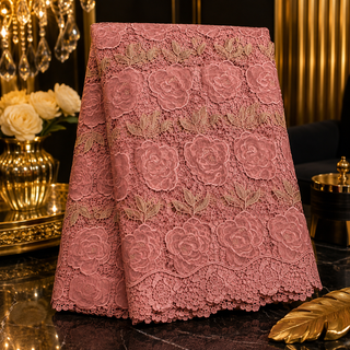 Voile Suisse Brodé Prestige – Collection Élégance ✨