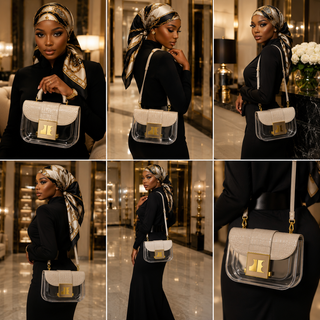 Sac transparent Jacques Esterel