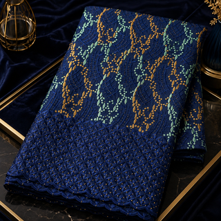 Voile Suisse Brodé Prestige – Collection Élégance ✨