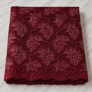 Voile Autriche Brodé Premium Brillants